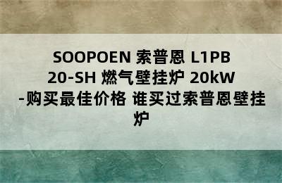 SOOPOEN 索普恩 L1PB20-SH 燃气壁挂炉 20kW-购买最佳价格 谁买过索普恩壁挂炉